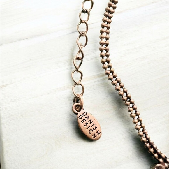 Pilgrim Silver Bib Mesh Necklace - Picture 2 of 2